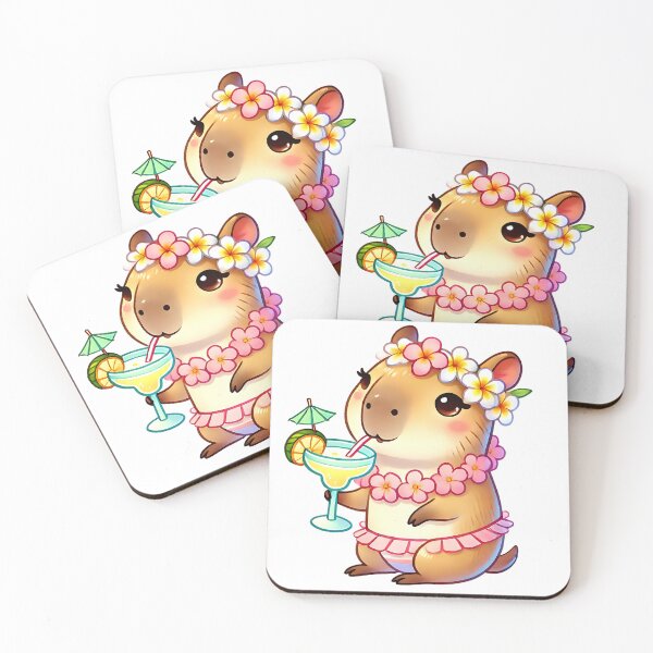 Item preview, Capybara vacation  designed and sold by MellowPeach.