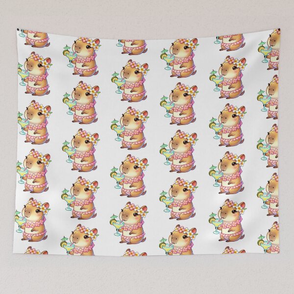 Item preview, Capybara vacation  designed and sold by MellowPeach.