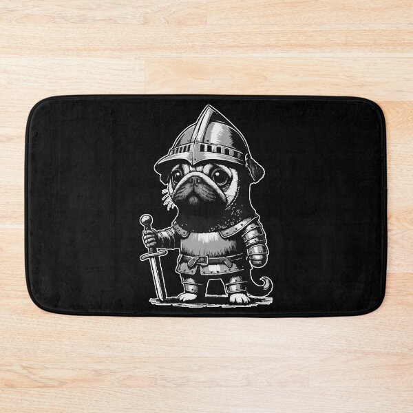 Item preview, Knight Pug Dog Medieval designed and sold by TomFrontierArt.
