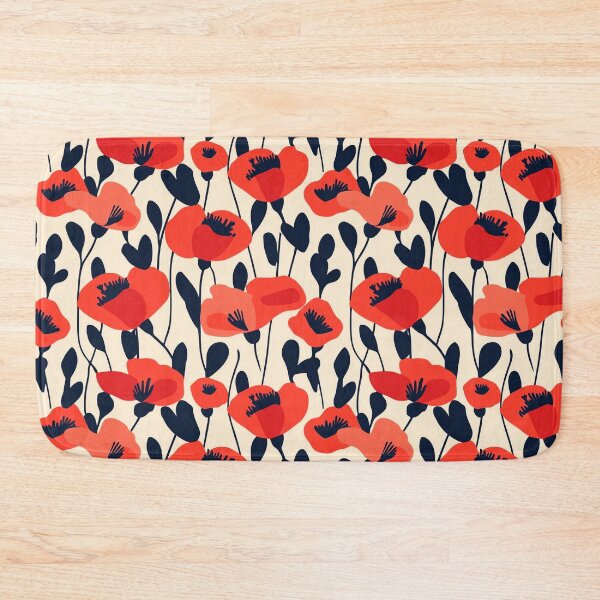 Item preview, Modern Poppy Pattern designed and sold by DariaProf.