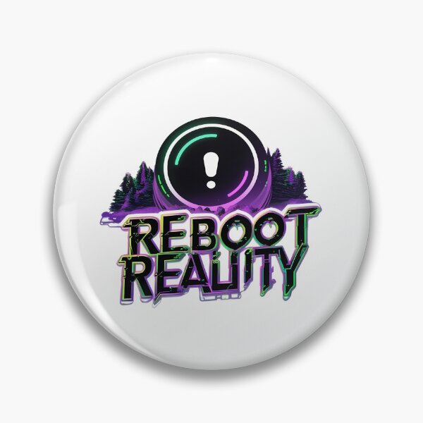 Item preview, Reboot Reality: Surreal Landscape with Glitch Effects and Reset Button designed and sold by zoughlal.