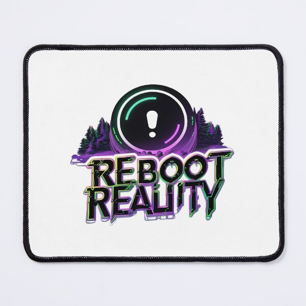 Item preview, Reboot Reality: Surreal Landscape with Glitch Effects and Reset Button designed and sold by zoughlal.