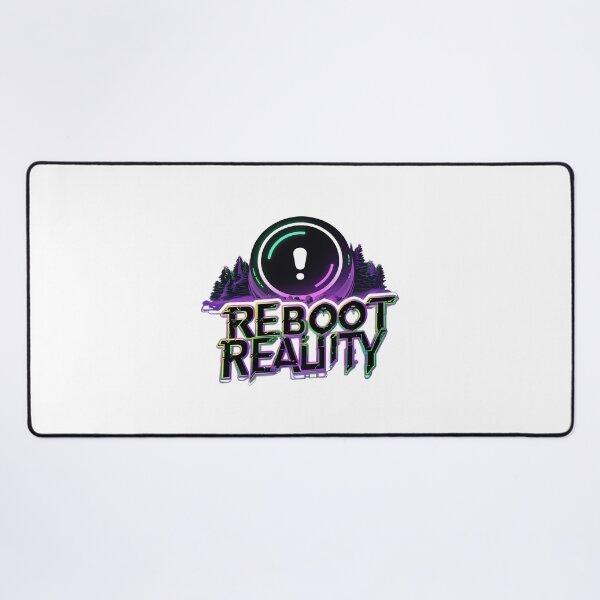 Item preview, Reboot Reality: Surreal Landscape with Glitch Effects and Reset Button designed and sold by zoughlal.