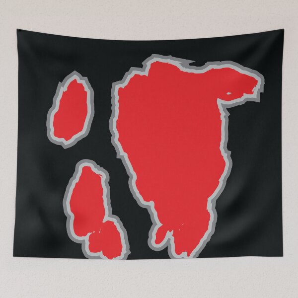 Item preview, Big Red Cow Pattern | Black Cowhide Pattern designed and sold by PatternPen.