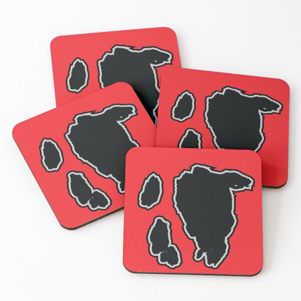 Item preview, Big Black Cow Pattern | Red Cowhide Pattern designed and sold by PatternPen.