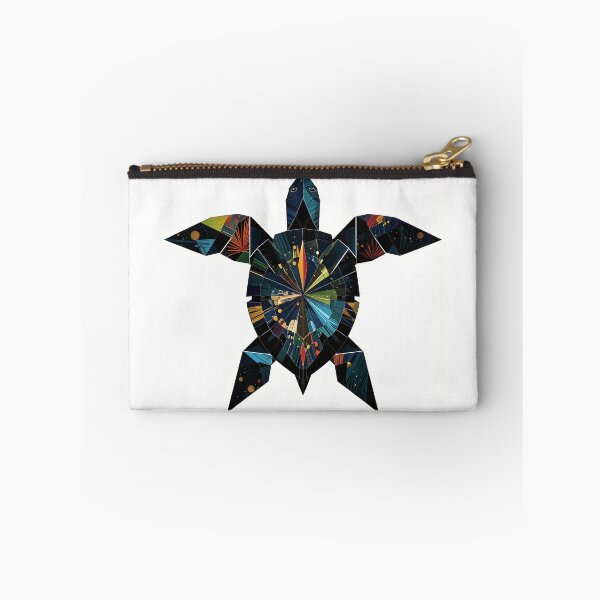 Item preview, Geometric Origami Turtle Art: A Colorful Abstract Design designed and sold by FortuneWildCat.
