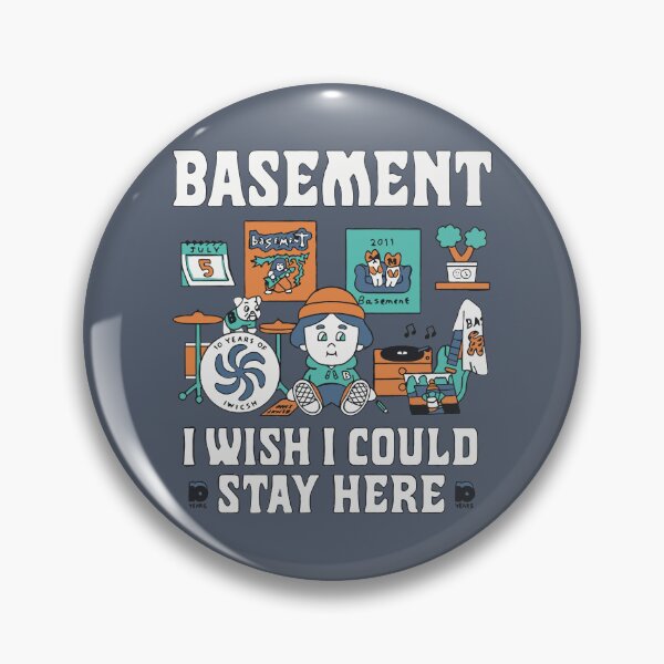 Item preview, Basement 10 Years of I Wish I Could Stay Here designed and sold by Rasmuschrist.