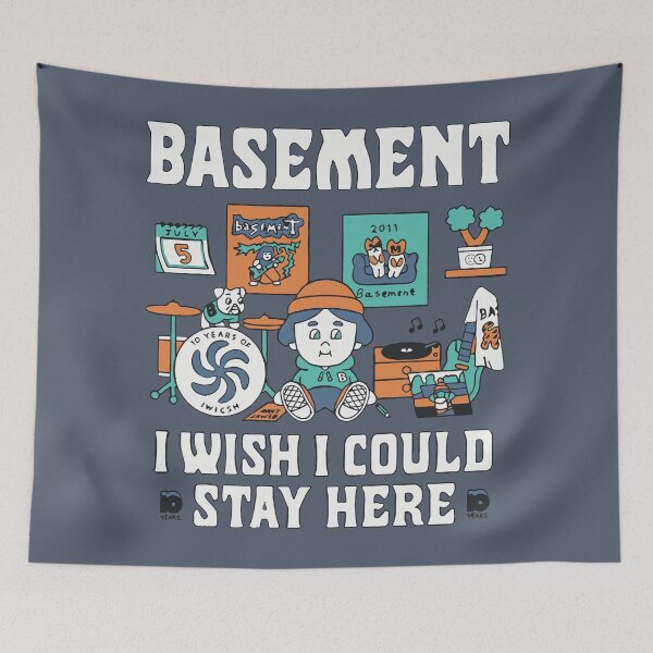 Item preview, Basement 10 Years of I Wish I Could Stay Here designed and sold by Rasmuschrist.