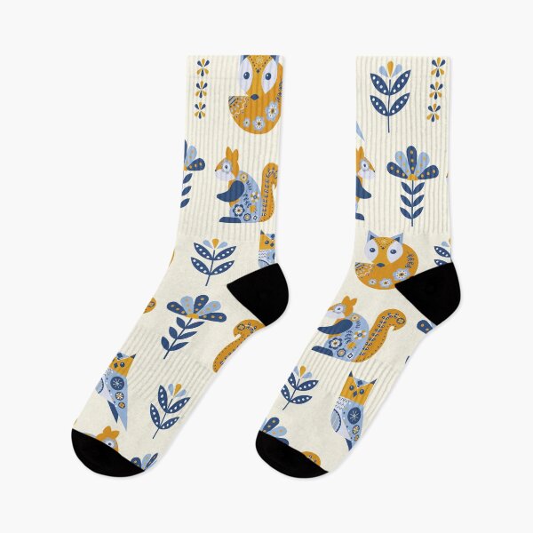 Item preview, Scandinavian pattern, fox squirrel designed and sold by Mauswohn.