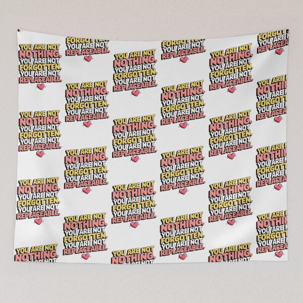 Item preview, You Are Not Nothing – Inspirational & Uplifting Quote Design designed and sold by GemBob Creations.