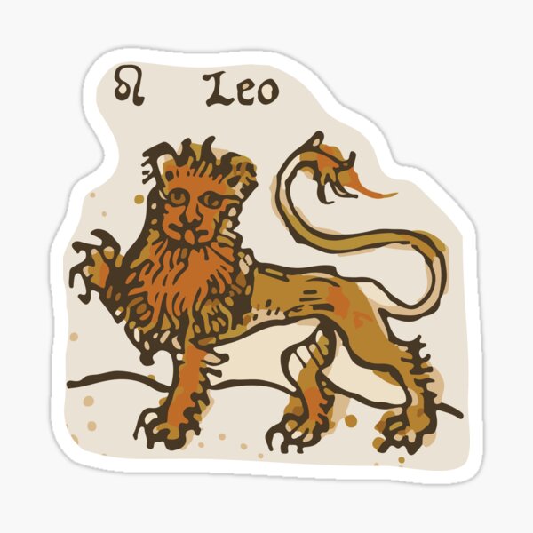 Item preview, Illuminated Manuscript Leo Illustration  designed and sold by FeminaFacti.