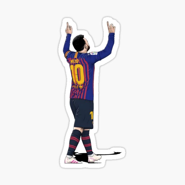 Artikel-Vorschau von Messi zeigt auf die Sterne, designt und verkauft von cartmaxx2.