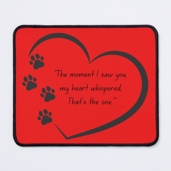 Item preview, Paw Prints on My Heart designed and sold by TiggsnPigsArt.