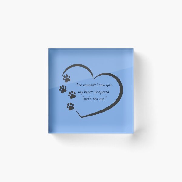 Item preview, Paw Prints on My Heart designed and sold by TiggsnPigsArt.