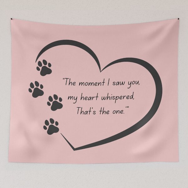 Item preview, Paw Prints on My Heart designed and sold by TiggsnPigsArt.