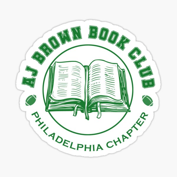 Item preview, AJ Brown Book Club - Philadelphia Chapter designed and sold by joshpincus.