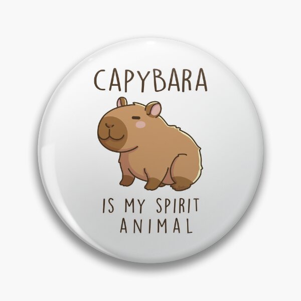 Artikelvorschau, Capybara is my spirit animal entworfen und verkauft von andresMvalle.