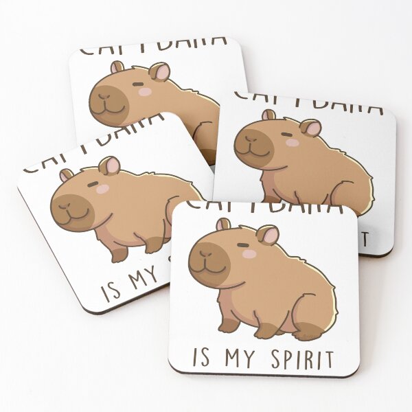 Item preview, Capybara is my spirit animal  designed and sold by andresMvalle.