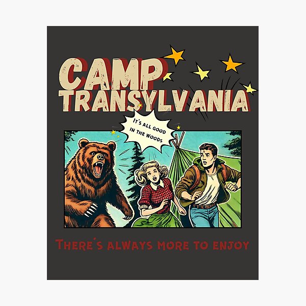 Item preview, Camp Transylvania, there’s always more to enjoy designed and sold by coloursforkids.
