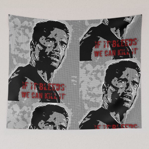 Item preview, If it bleeds, we can kill it. Predator, 1987, Dutch. Arnold designed and sold by Spencer Holdsworth.