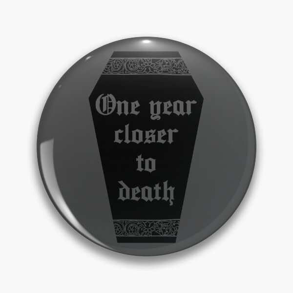 Item preview, Morbid Coffin Happy Birthday designed and sold by kelseyherber.