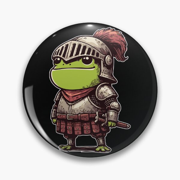 Item preview, Funny Frog Knight Medieval designed and sold by TomFrontierArt.