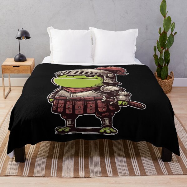 Item preview, Funny Frog Knight Medieval designed and sold by TomFrontierArt.