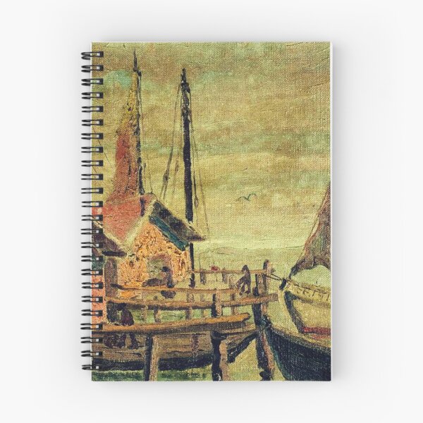 Item preview, Harbor Scene -Textured designed and sold by tomorrowsart.