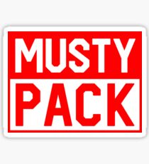 Got that musty loud pack from the shoreline mafia boys in LA - RED BLOODS Sticker
