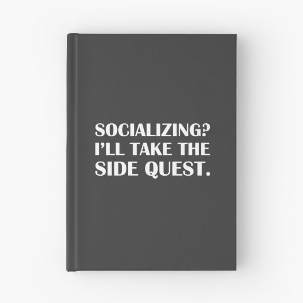 Item preview, Socializing? I’ll Take the Side Quest. / Introvert Joke Funny T-Shirt Label designed and sold by introvertvibes.