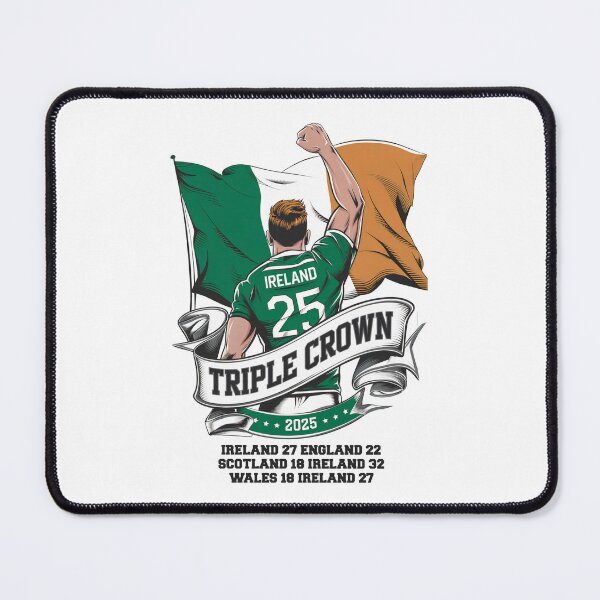 Item preview, Ireland Rugby Triple Crown Victory 2025 Irish Rugby Union designed and sold by CELTIC-DESIGNS.