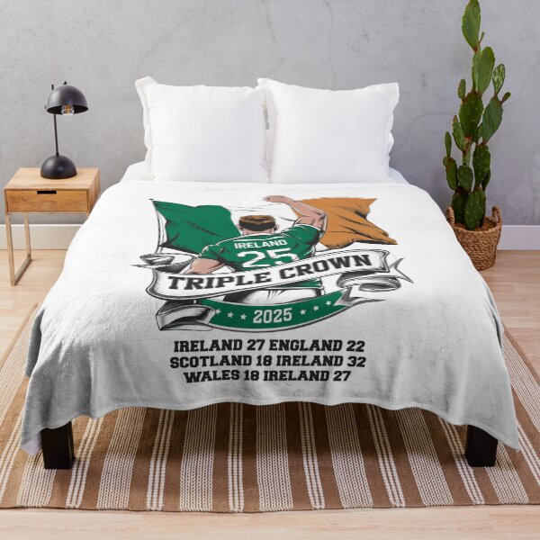 Item preview, Ireland Rugby Triple Crown Victory 2025 Irish Rugby Union designed and sold by CELTIC-DESIGNS.