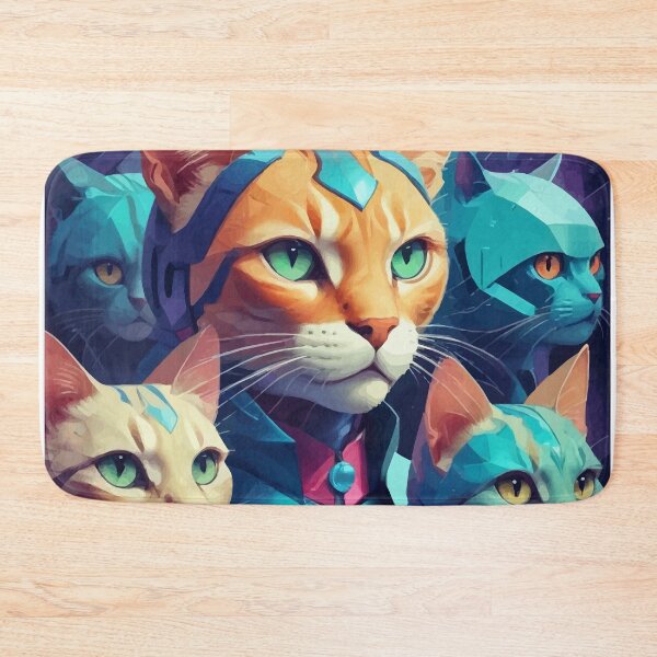 Item preview, Cats From Another Dimension designed and sold by Kunst Uit Delfzijl.