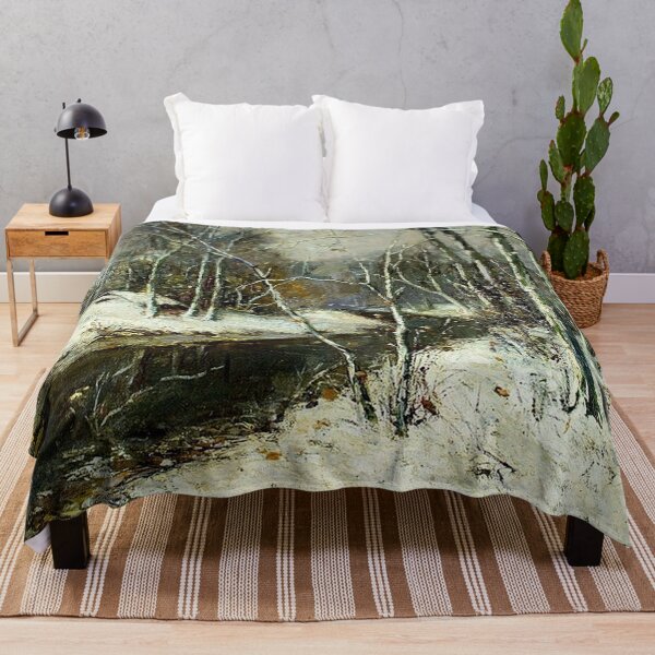 Item preview, Winter Stream Landscape designed and sold by tomorrowsart.
