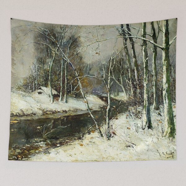 Item preview, Winter Stream Landscape designed and sold by tomorrowsart.