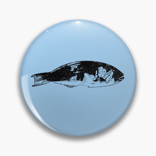 Item preview, Surge Wrasse Black Design  designed and sold by designsasstultd.