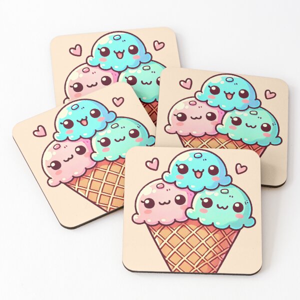 Item preview, Cute Kawaii Ice Cream designed and sold by AG-Product.
