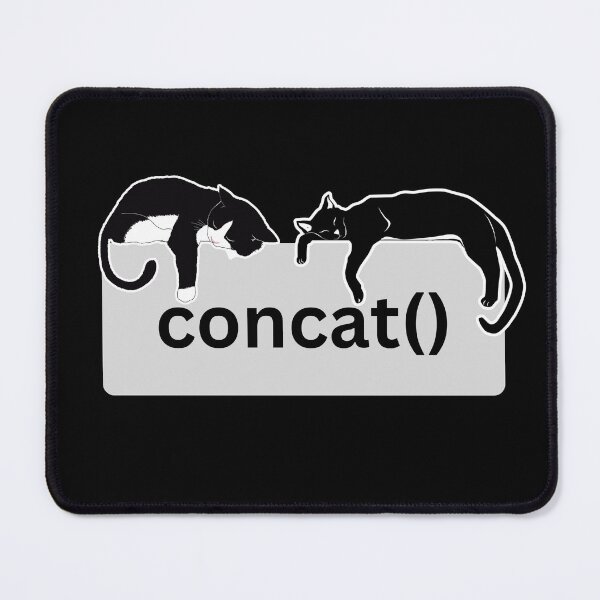 Item preview, Concat() Funny Cat Coding designed and sold by PrometheanAppCo.