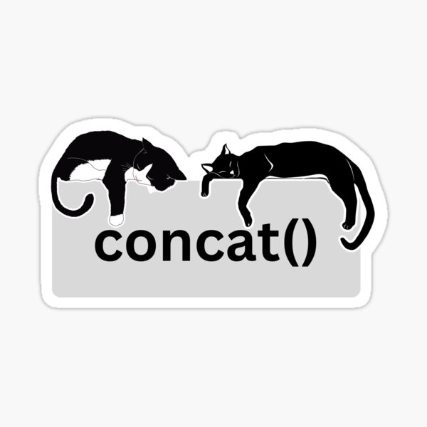 Artikel-Vorschau von Concat() Lustige Katzencodierung, designt und verkauft von PrometheanAppCo.