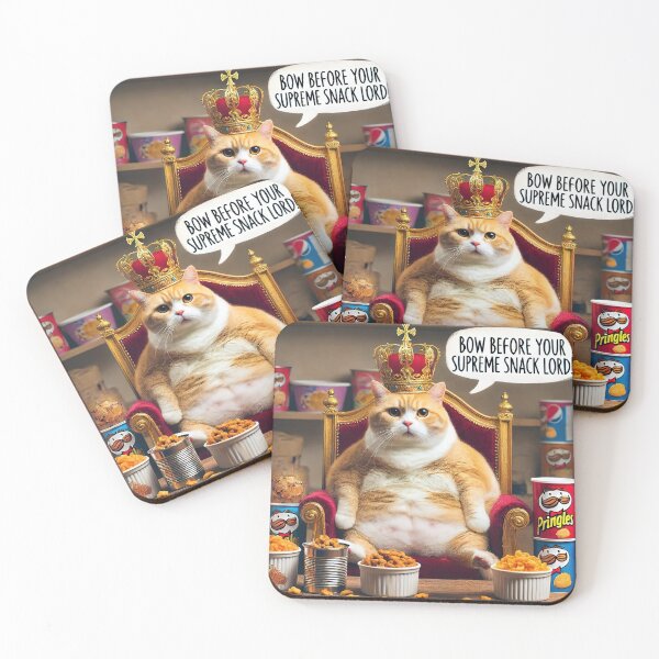 Item preview, King Pringles: The Fat Ginger Cat Rules Supreme designed and sold by RK - Shop.