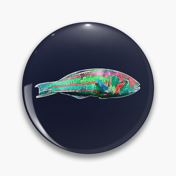 Item preview, Surge Wrasse White Alternate Design  designed and sold by designsasstultd.