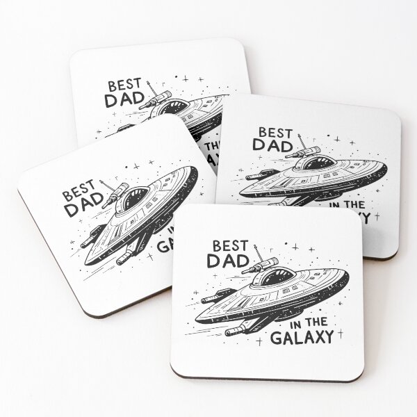Item preview, Best Dad in the Galaxy A Cosmic Tribute to the Hero at Home designed and sold by postprocess.