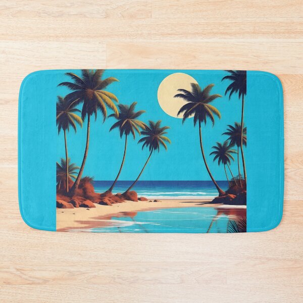 Item preview, Palm trees on the seashore designed and sold by PrintLabStudio.