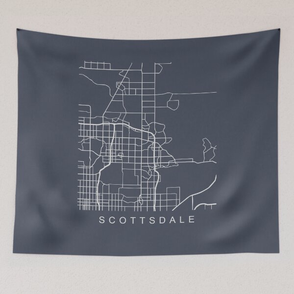 Item preview, Scottsdale AZ Minimalist City Street Map Light Design designed and sold by Andrewkgolf.