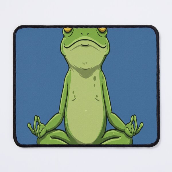 Item preview, Meditating frog designed and sold by Creativnani.