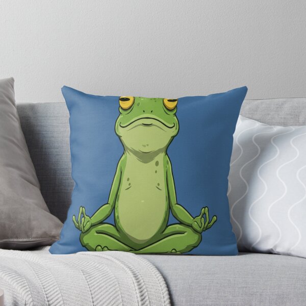 Item preview, Meditating frog designed and sold by Creativnani.