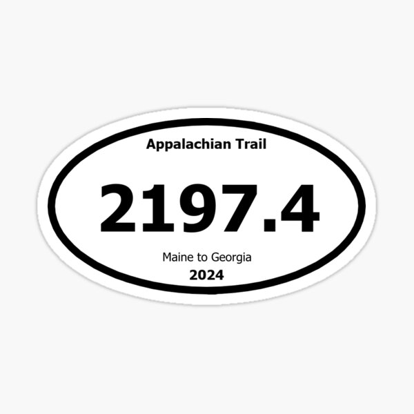 Artikel-Vorschau von Appalachian Trail Meilenaufkleber SOBO, designt und verkauft von GrapeHikes.