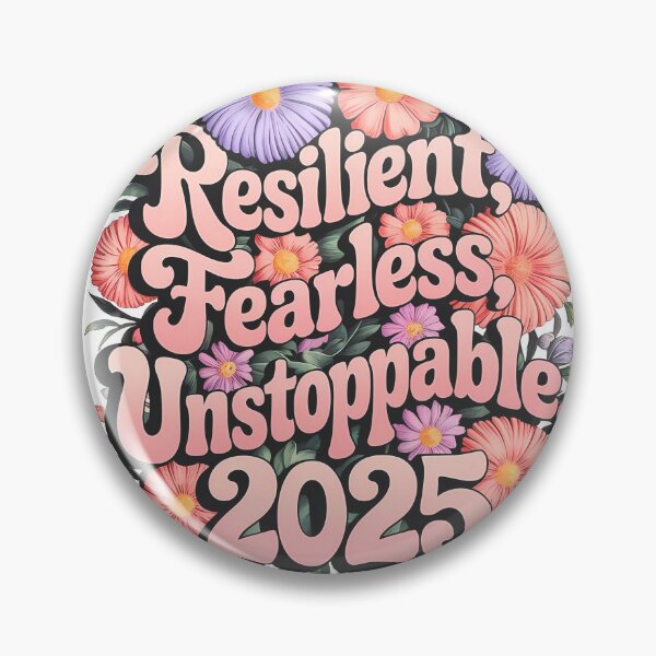 Item preview, Resilient Fearless Unstoppable International Women Day 2025 designed and sold by WhimsyVox.