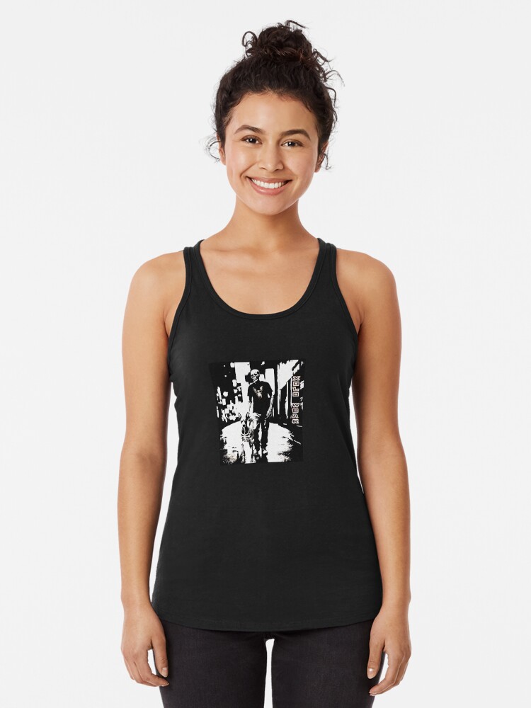Imagen 1 de 3, Camiseta con espalda nadadora con la obra XoloWear 24 callejón blanco y negro, diseñada y vendida por XoloWear24.