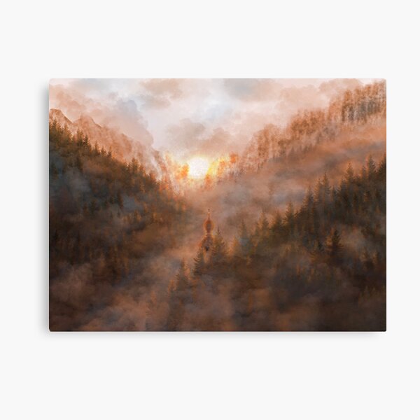 Item preview, coniferous forest in the mountains designed and sold by MotejART.
